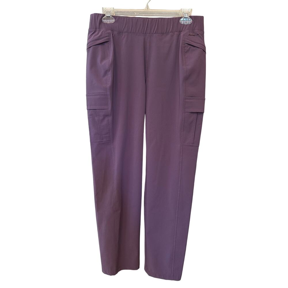 Eddie Bauer Purple Cargo Pants Women's Size 8 Pockets Gorpcore Granola Hiking